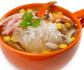 Soup yến cua